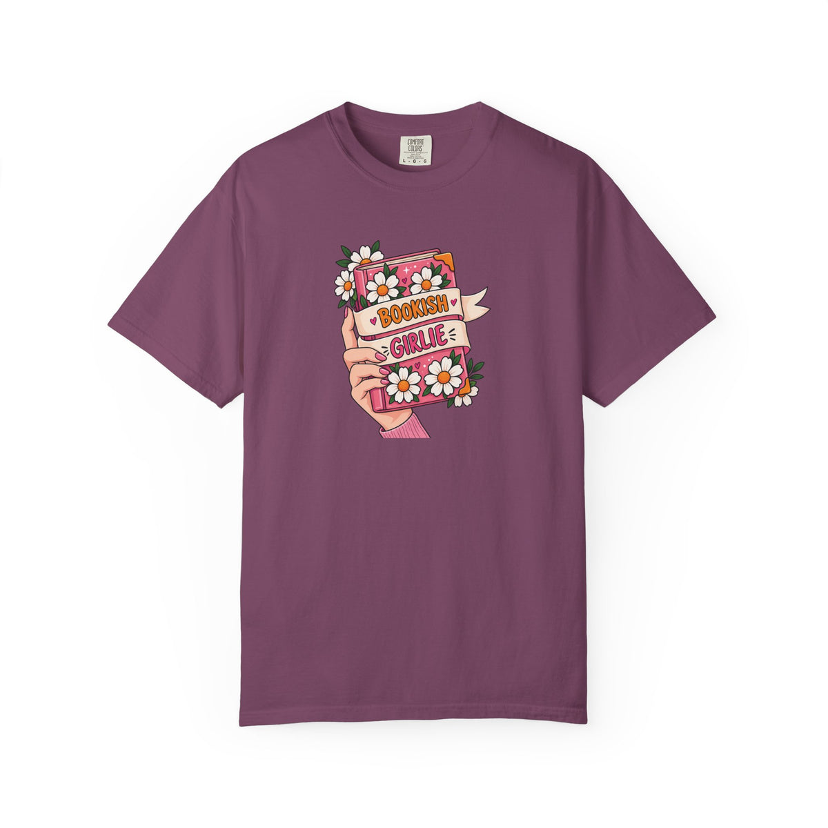 Bookish Girlie Women's Garment-Dyed T-Shirt | Relaxed Unisex Cotton Tee