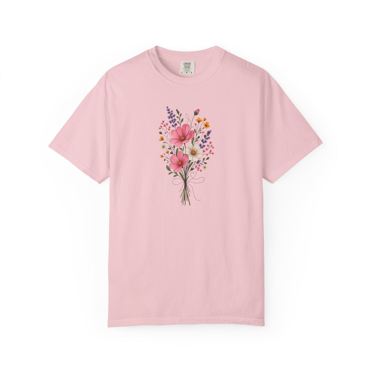 Bouquet Women's Garment-Dyed T-Shirt | Relaxed Unisex Cotton Tee