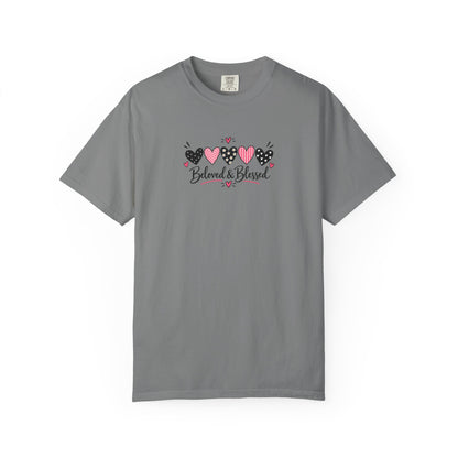 Beloved & Blessed Women's Garment-Dyed T-Shirt | Relaxed Unisex Cotton Tee