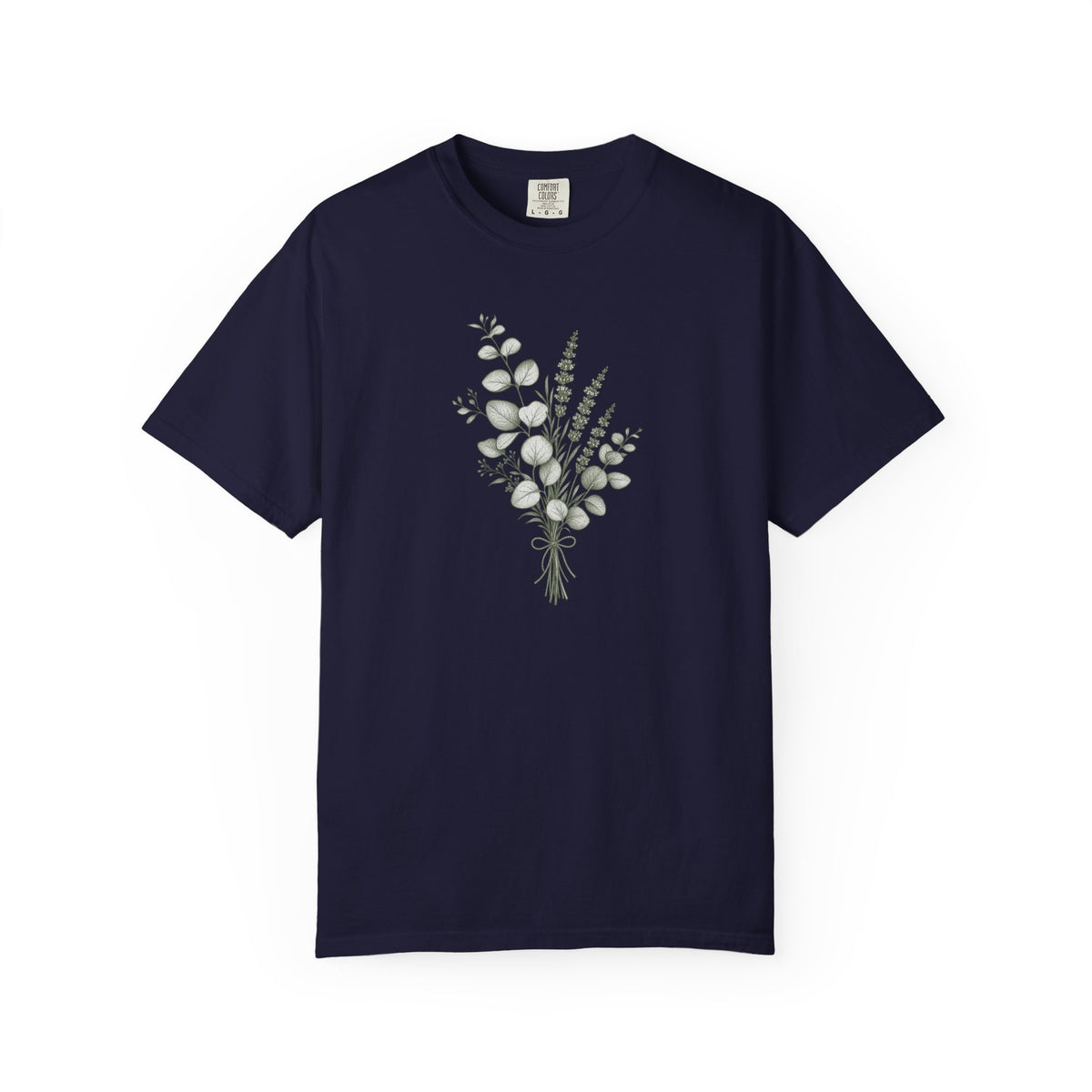 Botanical Bouquet Women's Garment-Dyed T-Shirt | Relaxed Unisex Cotton Tee