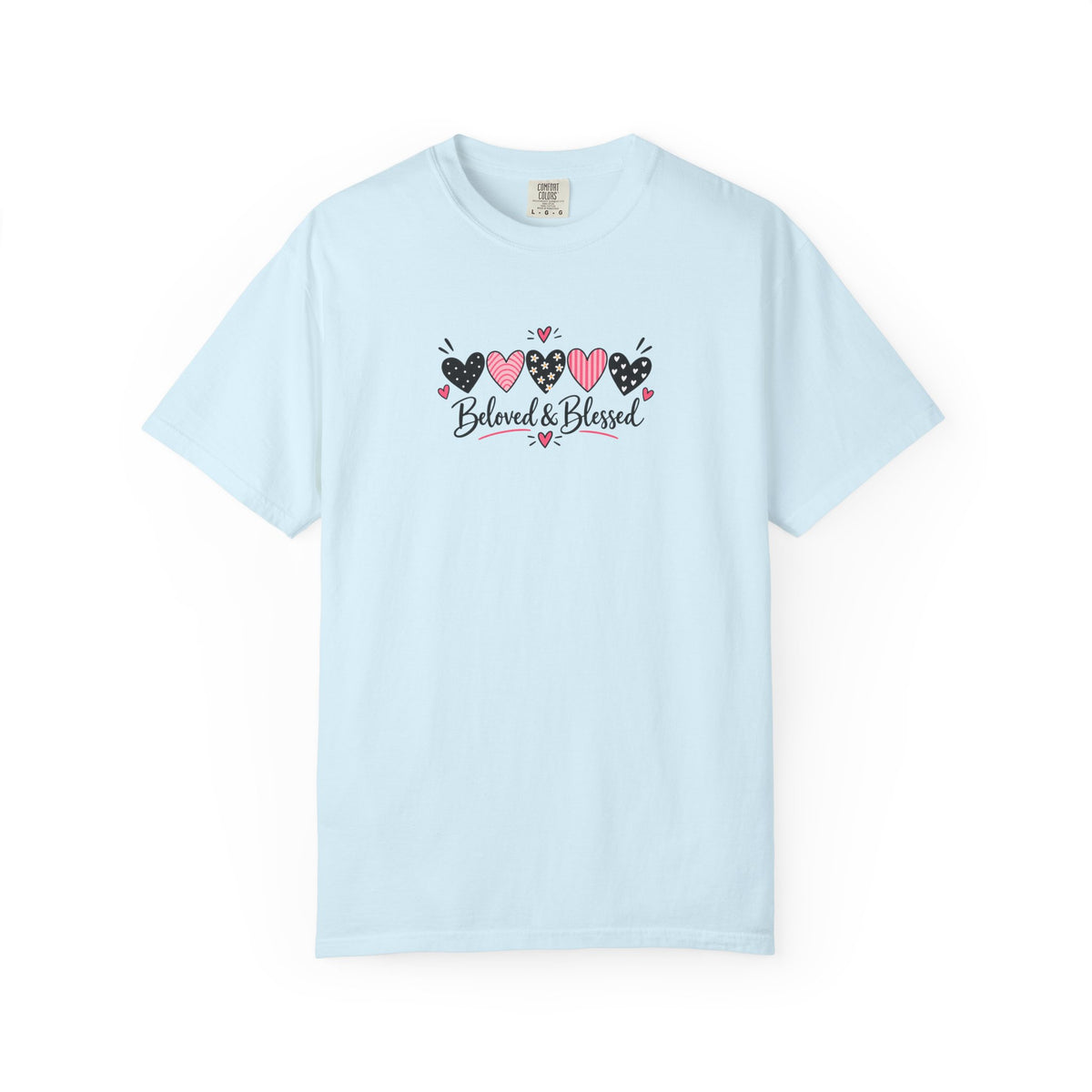 Beloved & Blessed Women's Garment-Dyed T-Shirt | Relaxed Unisex Cotton Tee