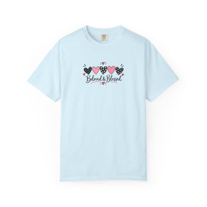 Beloved & Blessed Women's Garment-Dyed T-Shirt | Relaxed Unisex Cotton Tee