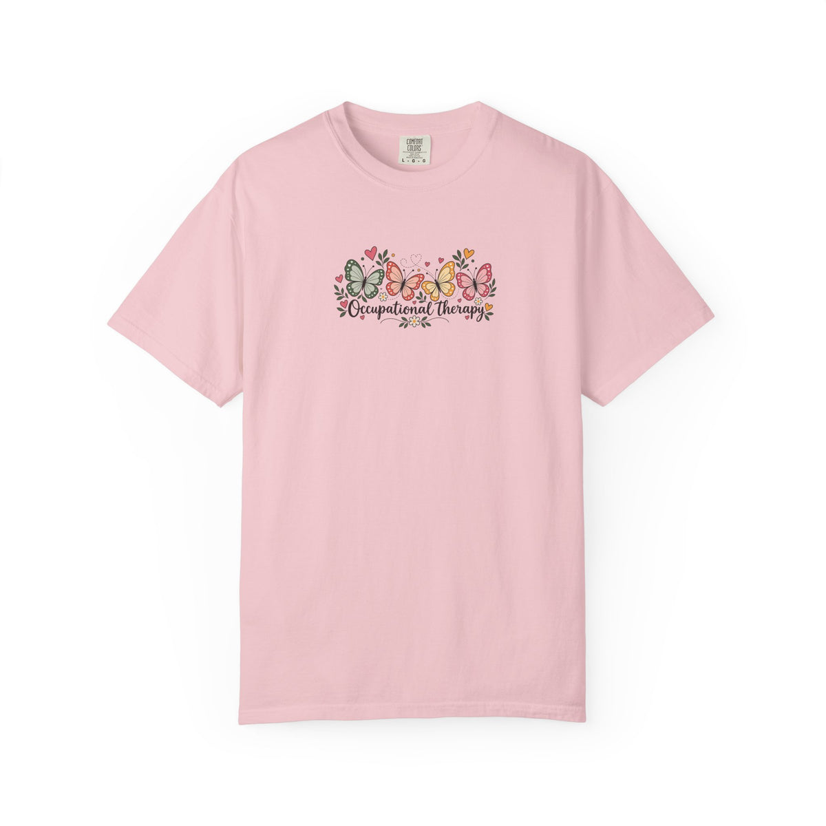 Four Butterflies Women's Garment-Dyed T-Shirt | Relaxed Unisex Cotton Tee
