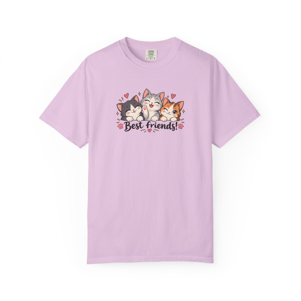 Best Friends Women's Garment-Dyed T-Shirt | Relaxed Unisex Cotton Tee