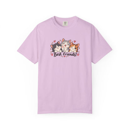 Best Friends Women's Garment-Dyed T-Shirt | Relaxed Unisex Cotton Tee