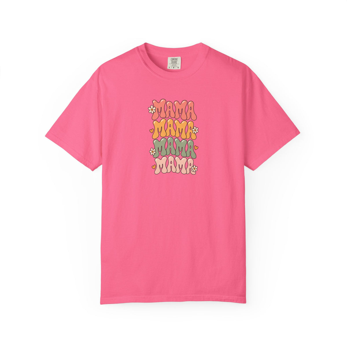 Retro Mama Repeat Women's Garment-Dyed T-Shirt | Relaxed Unisex Cotton Tee