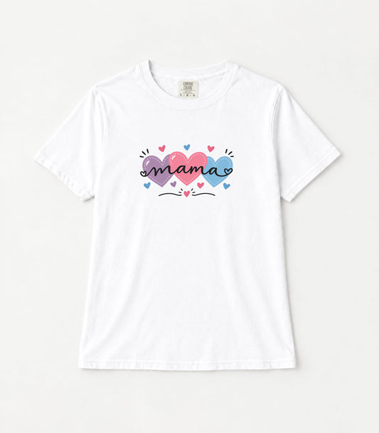 Mama Women's Garment-Dyed T-Shirt | Relaxed Unisex Cotton Tee
