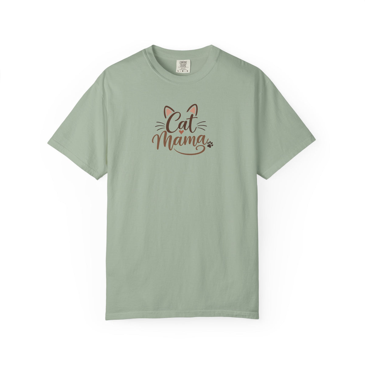 Cat Mama Women's Garment-Dyed T-Shirt | Relaxed Unisex Cotton Tee