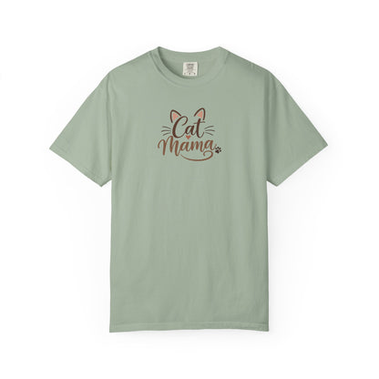 Cat Mama Women's Garment-Dyed T-Shirt | Relaxed Unisex Cotton Tee