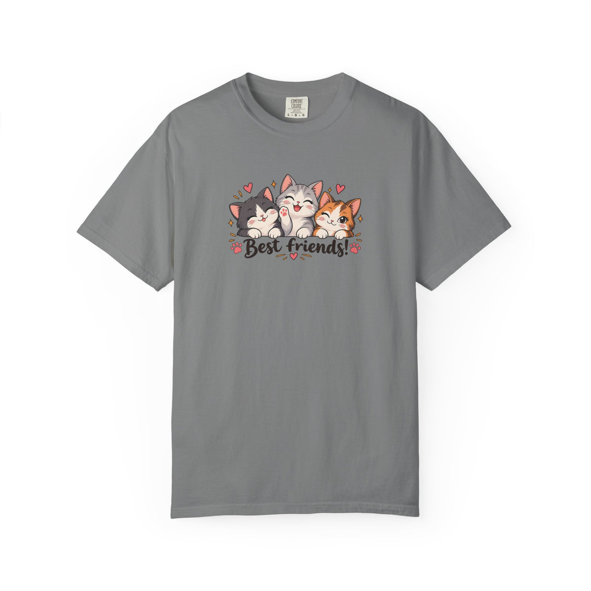 Best Friends Women's Garment-Dyed T-Shirt | Relaxed Unisex Cotton Tee
