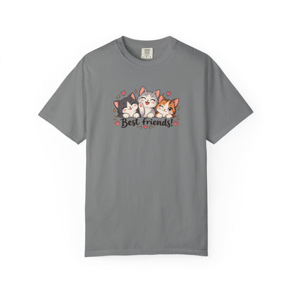 Best Friends Women's Garment-Dyed T-Shirt | Relaxed Unisex Cotton Tee