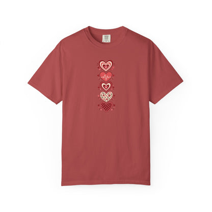 Hearts Women's Garment-Dyed T-Shirt | Relaxed Unisex Cotton Tee