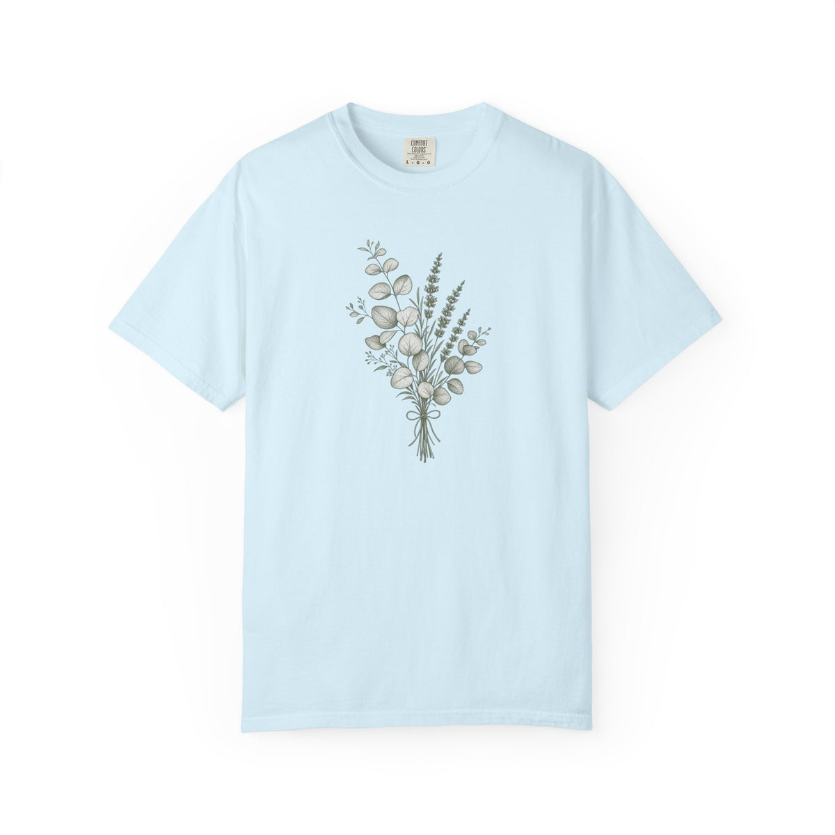 Botanical Bouquet Women's Garment-Dyed T-Shirt | Relaxed Unisex Cotton Tee