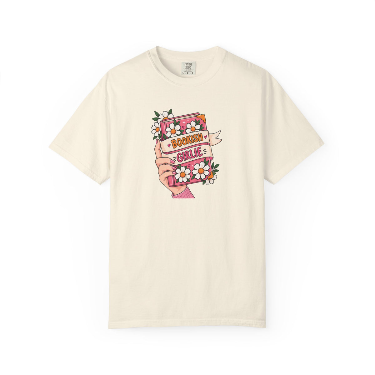 Bookish Girlie Women's Garment-Dyed T-Shirt | Relaxed Unisex Cotton Tee