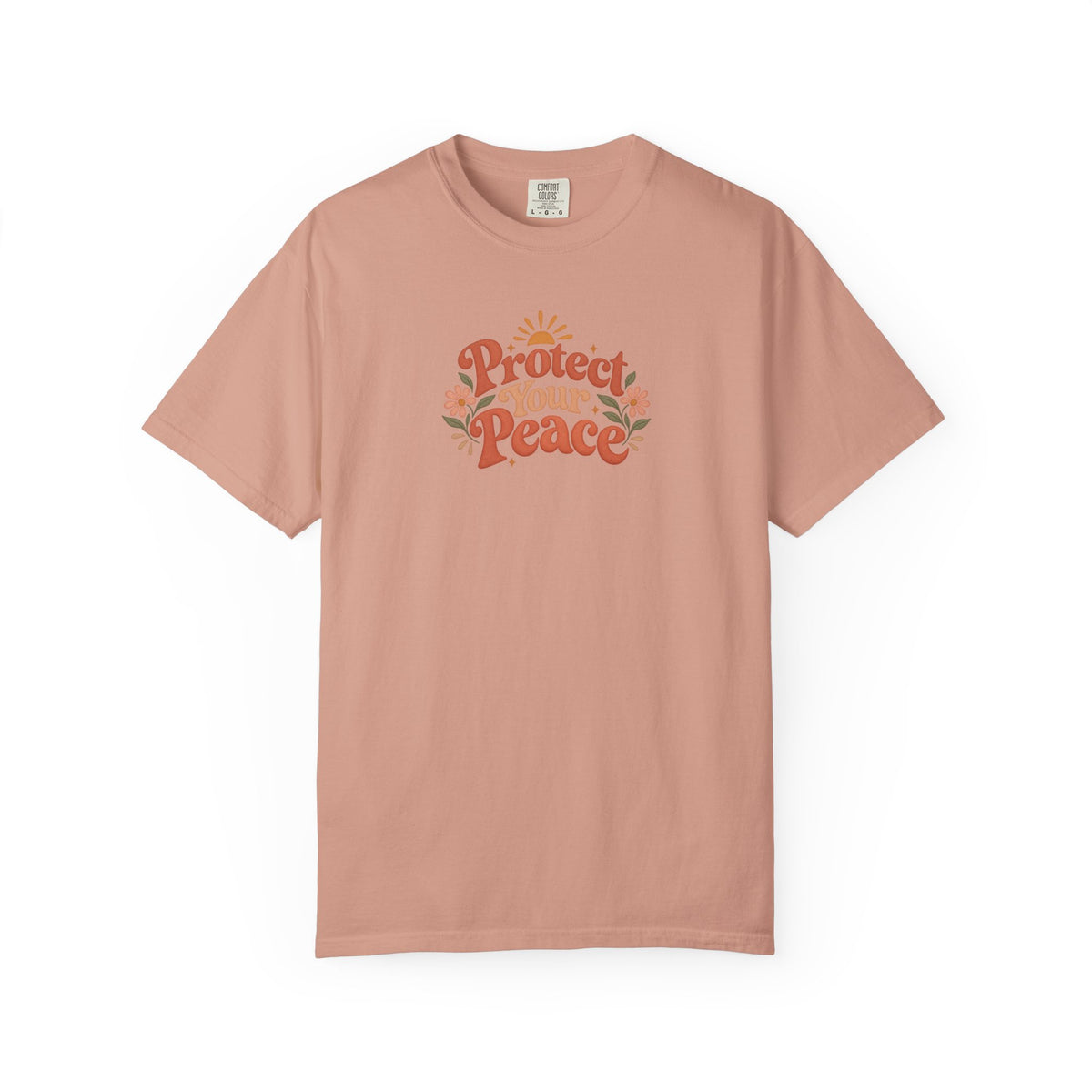 Protect Your Peace Women's Garment-Dyed T-Shirt | Relaxed Unisex Cotton Tee