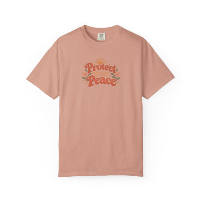 Protect Your Peace Women's Garment-Dyed T-Shirt | Relaxed Unisex Cotton Tee