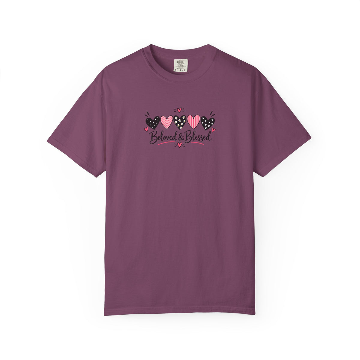 Beloved & Blessed Women's Garment-Dyed T-Shirt | Relaxed Unisex Cotton Tee