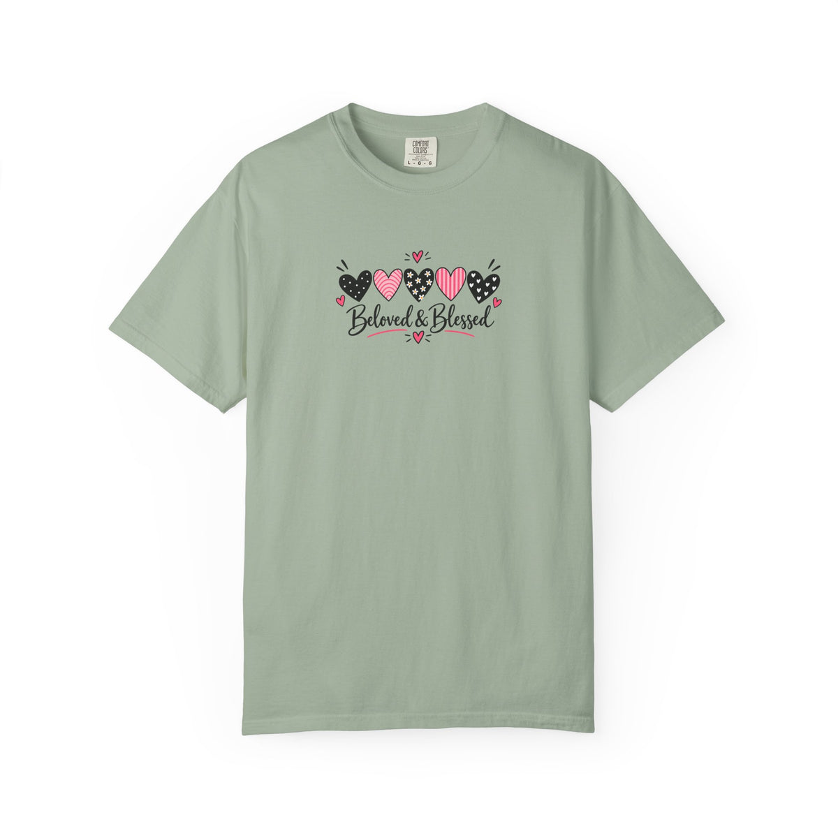 Beloved & Blessed Women's Garment-Dyed T-Shirt | Relaxed Unisex Cotton Tee