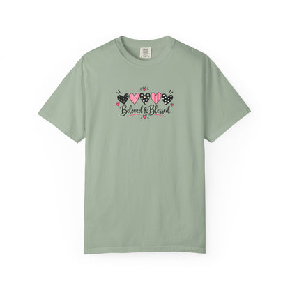 Beloved & Blessed Women's Garment-Dyed T-Shirt | Relaxed Unisex Cotton Tee