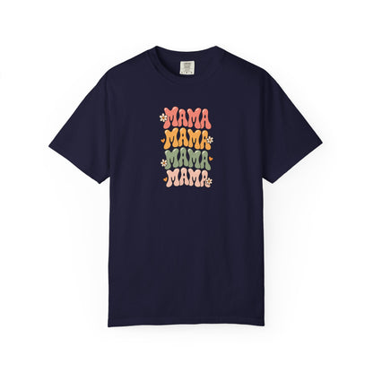 Retro Mama Repeat Women's Garment-Dyed T-Shirt | Relaxed Unisex Cotton Tee