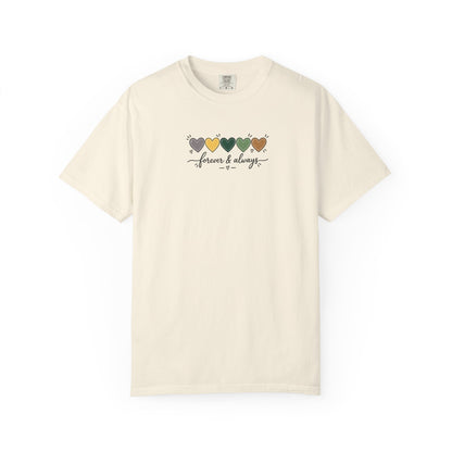Forever & Always Women's Garment-Dyed T-Shirt | Relaxed Unisex Cotton Tee