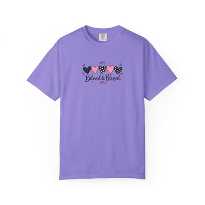 Beloved & Blessed Women's Garment-Dyed T-Shirt | Relaxed Unisex Cotton Tee