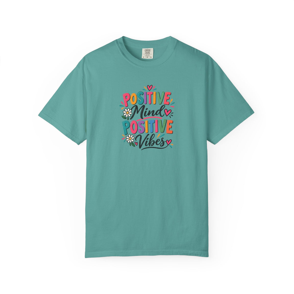 Positive Women's Garment-Dyed T-Shirt | Relaxed Unisex Cotton Tee