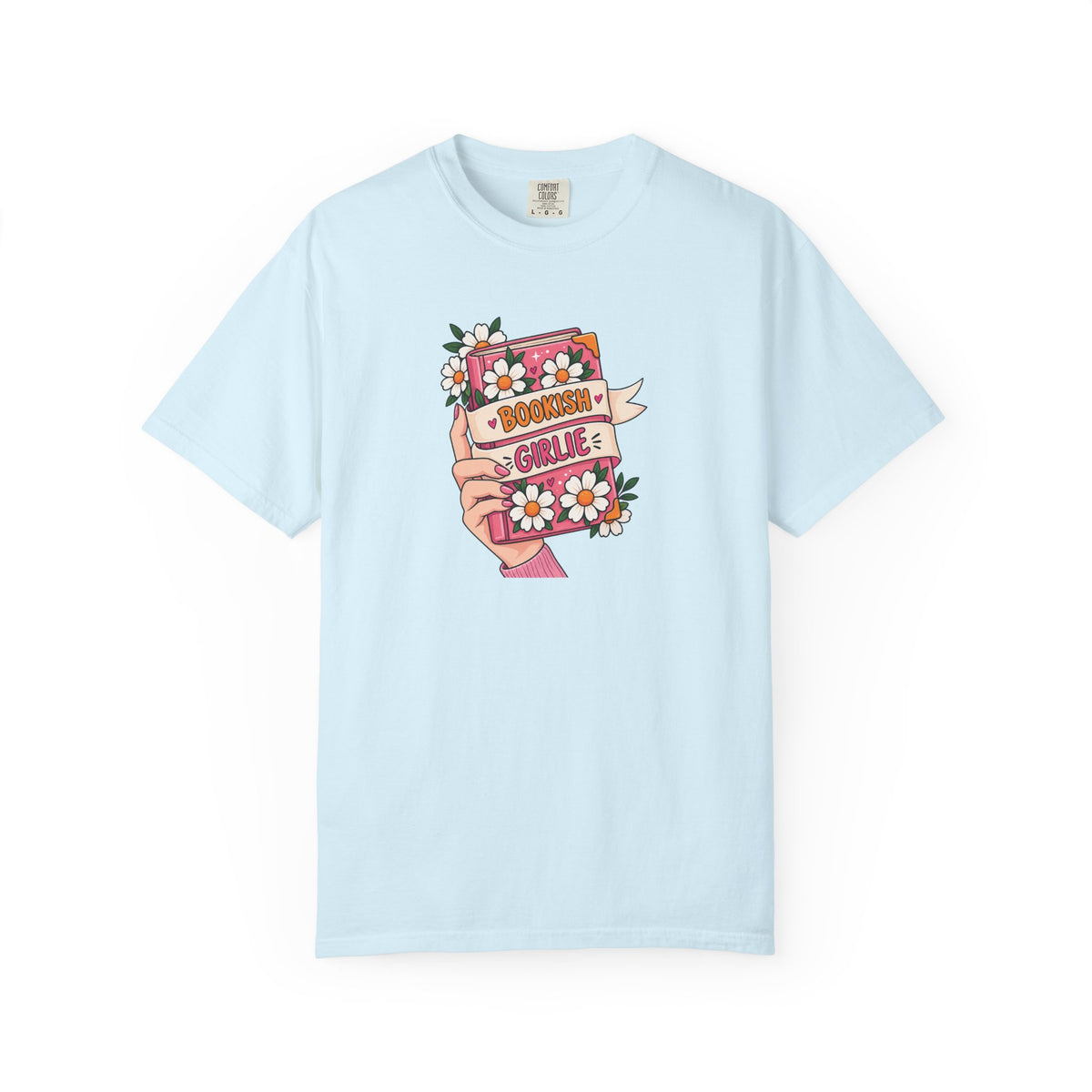 Bookish Girlie Women's Garment-Dyed T-Shirt | Relaxed Unisex Cotton Tee