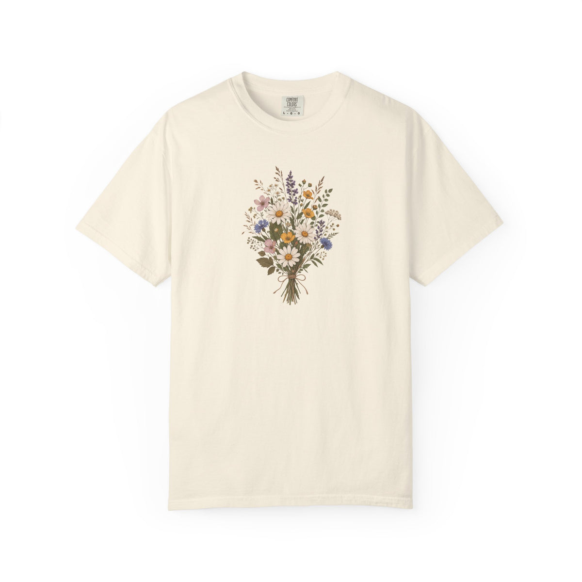 Wildflowers Women's Garment-Dyed T-Shirt | Relaxed Unisex Cotton Tee