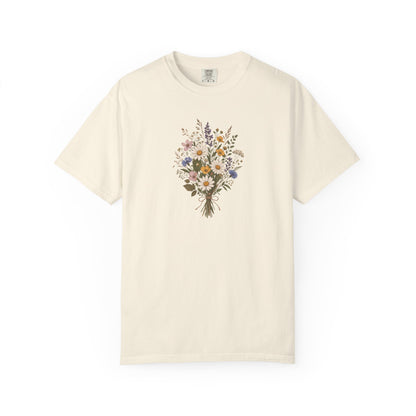 Wildflowers Women's Garment-Dyed T-Shirt | Relaxed Unisex Cotton Tee