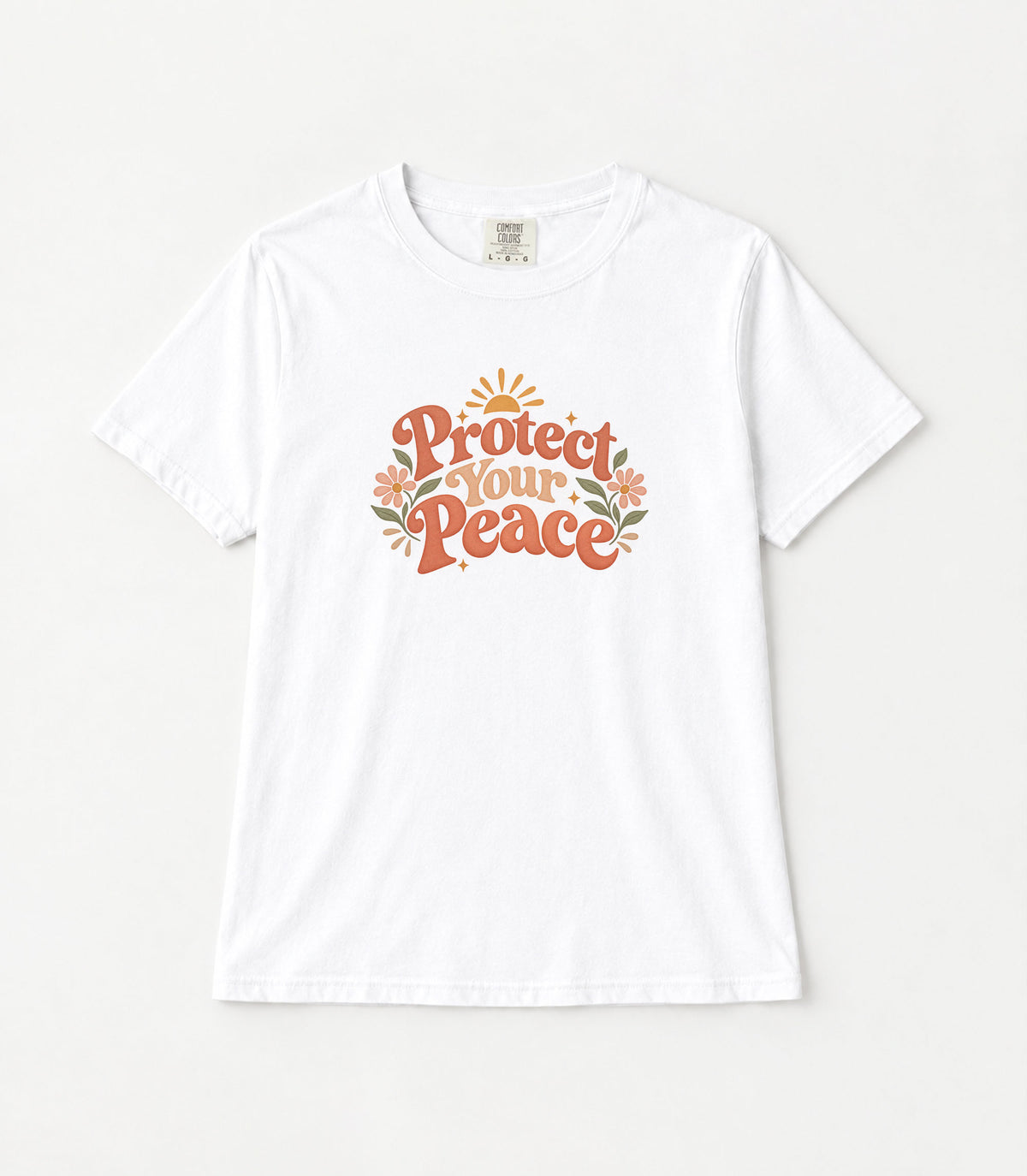 Protect Your Peace Women's Garment-Dyed T-Shirt | Relaxed Unisex Cotton Tee