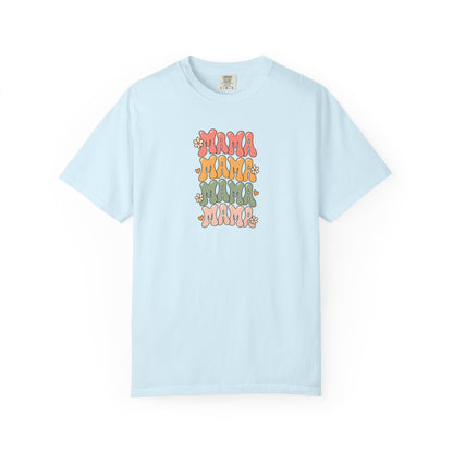 Retro Mama Repeat Women's Garment-Dyed T-Shirt | Relaxed Unisex Cotton Tee