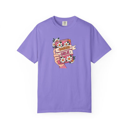 Bookish Girlie Women's Garment-Dyed T-Shirt | Relaxed Unisex Cotton Tee