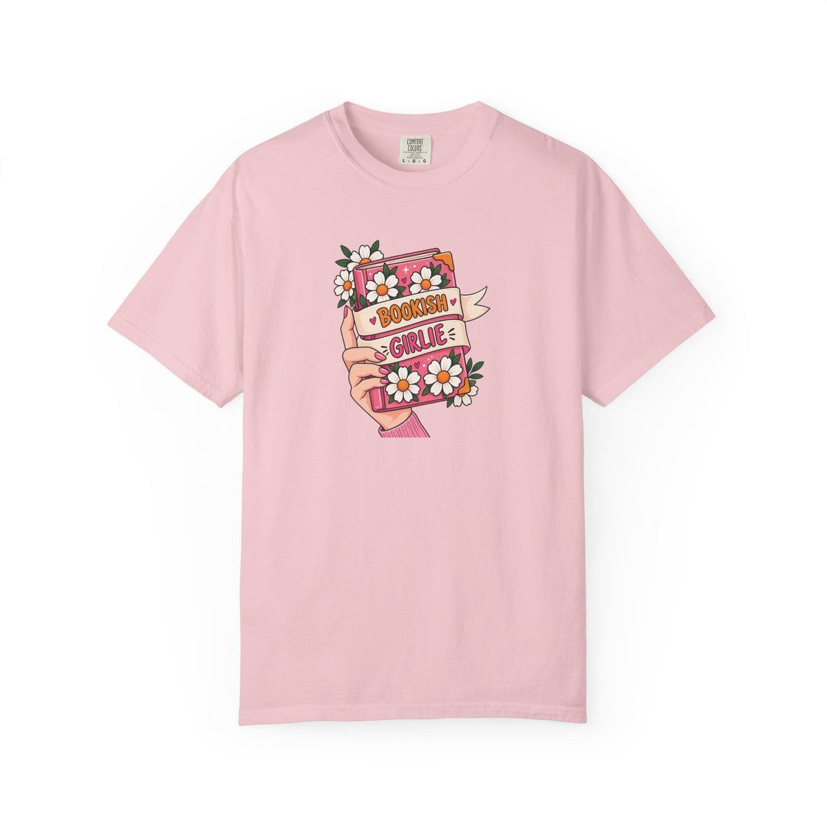 Bookish Girlie Women's Garment-Dyed T-Shirt | Relaxed Unisex Cotton Tee