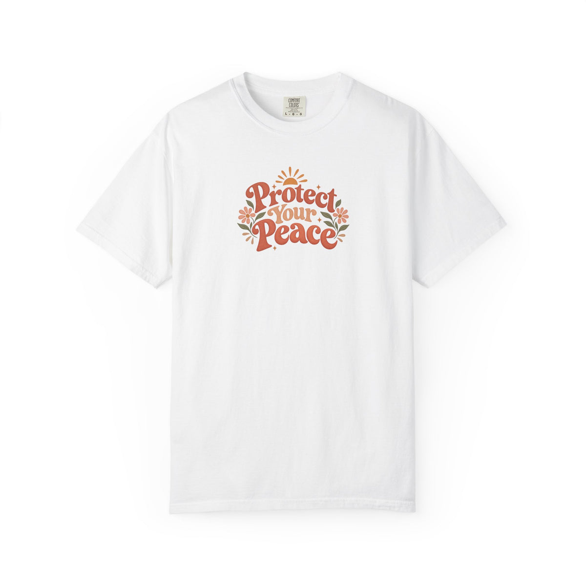 Protect Your Peace Women's Garment-Dyed T-Shirt | Relaxed Unisex Cotton Tee