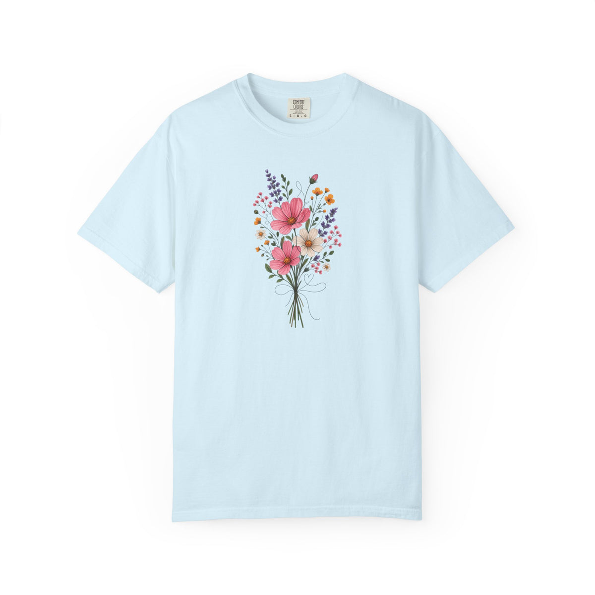 Bouquet Women's Garment-Dyed T-Shirt | Relaxed Unisex Cotton Tee