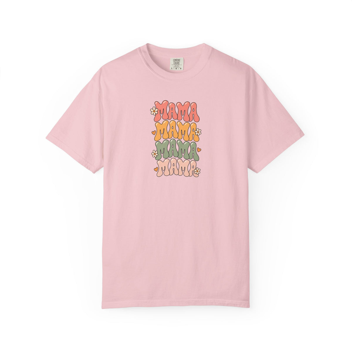 Retro Mama Repeat Women's Garment-Dyed T-Shirt | Relaxed Unisex Cotton Tee
