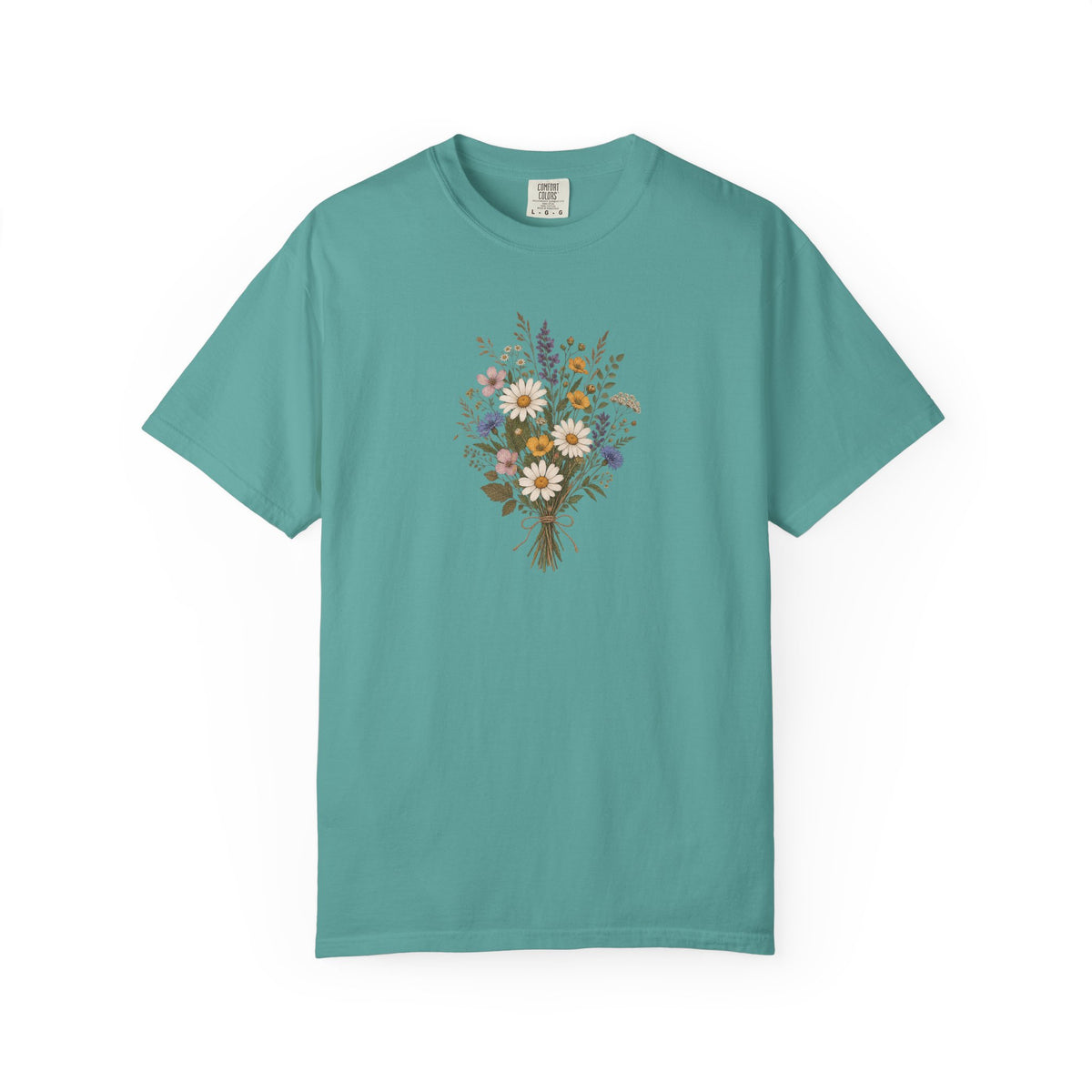 Wildflowers Women's Garment-Dyed T-Shirt | Relaxed Unisex Cotton Tee