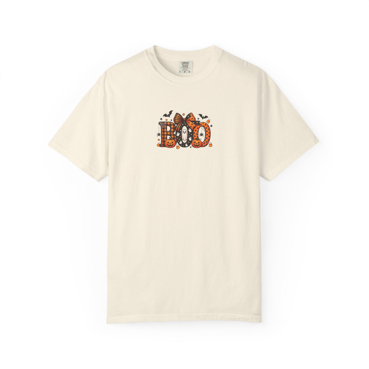 Halloween Boo Women's Garment-Dyed T-Shirt | Relaxed Unisex Cotton Tee