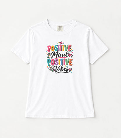 Positive Women's Garment-Dyed T-Shirt | Relaxed Unisex Cotton Tee