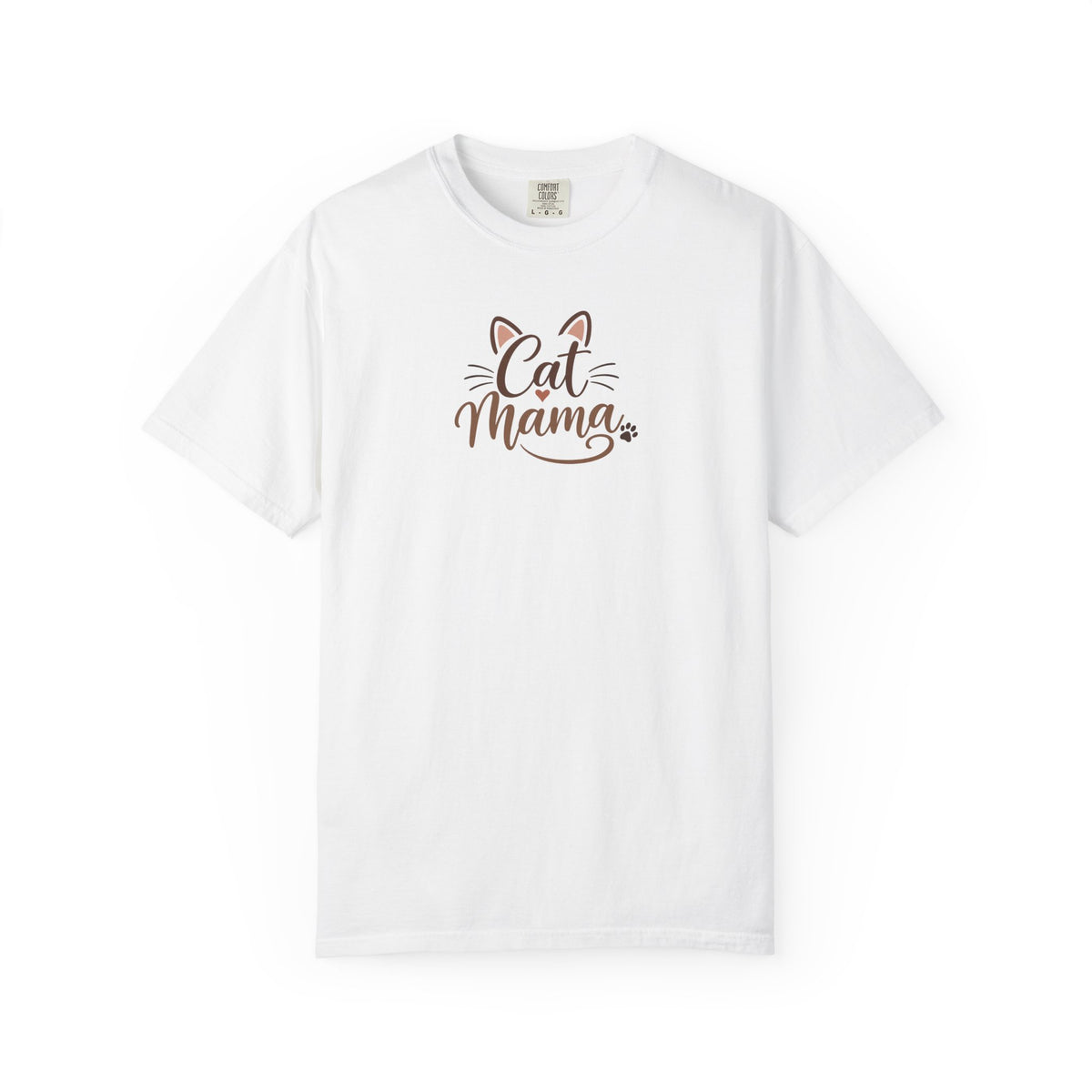 Cat Mama Women's Garment-Dyed T-Shirt | Relaxed Unisex Cotton Tee