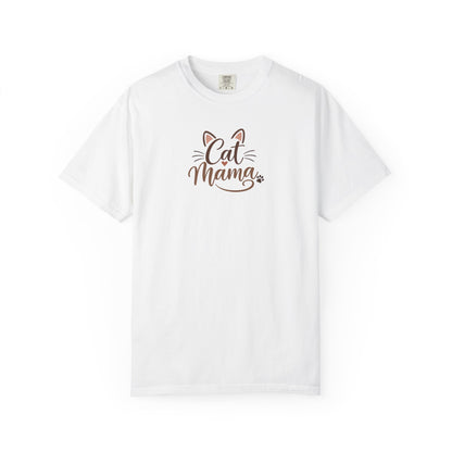 Cat Mama Women's Garment-Dyed T-Shirt | Relaxed Unisex Cotton Tee