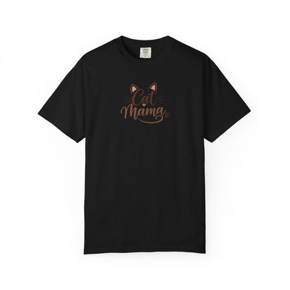Cat Mama Women's Garment-Dyed T-Shirt | Relaxed Unisex Cotton Tee