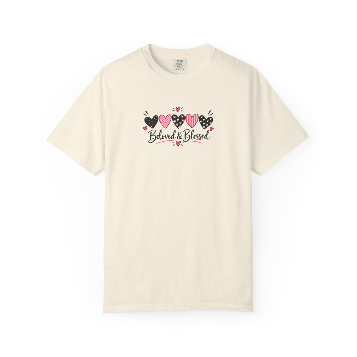 Beloved & Blessed Women's Garment-Dyed T-Shirt | Relaxed Unisex Cotton Tee