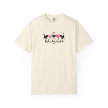 Beloved & Blessed Women's Garment-Dyed T-Shirt | Relaxed Unisex Cotton Tee