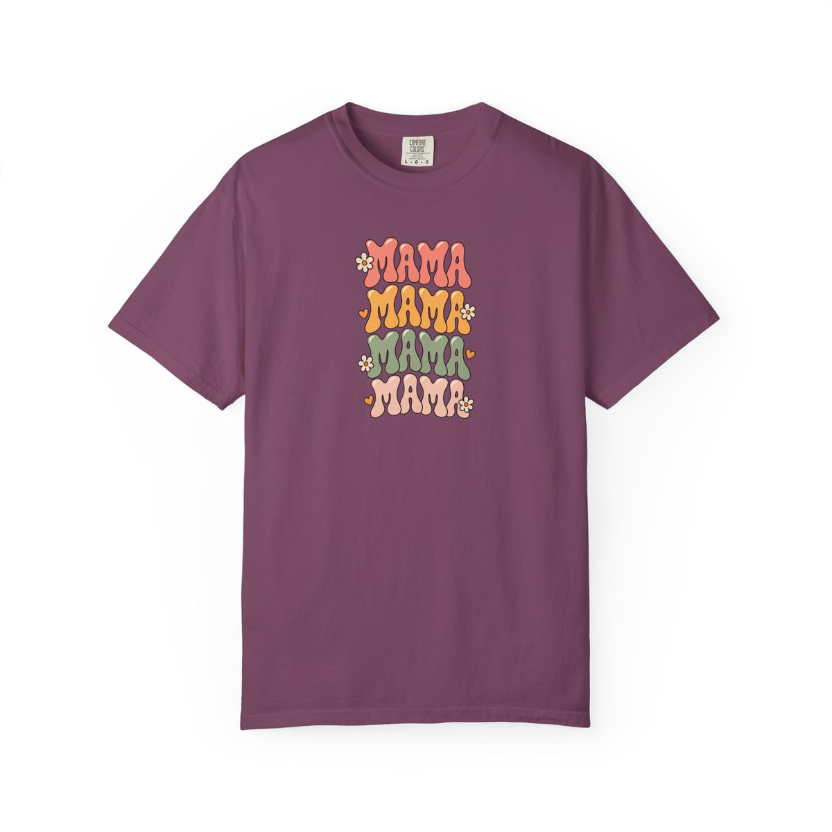 Retro Mama Repeat Women's Garment-Dyed T-Shirt | Relaxed Unisex Cotton Tee
