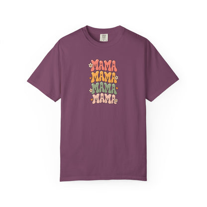 Retro Mama Repeat Women's Garment-Dyed T-Shirt | Relaxed Unisex Cotton Tee