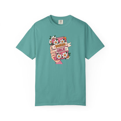 Bookish Girlie Women's Garment-Dyed T-Shirt | Relaxed Unisex Cotton Tee