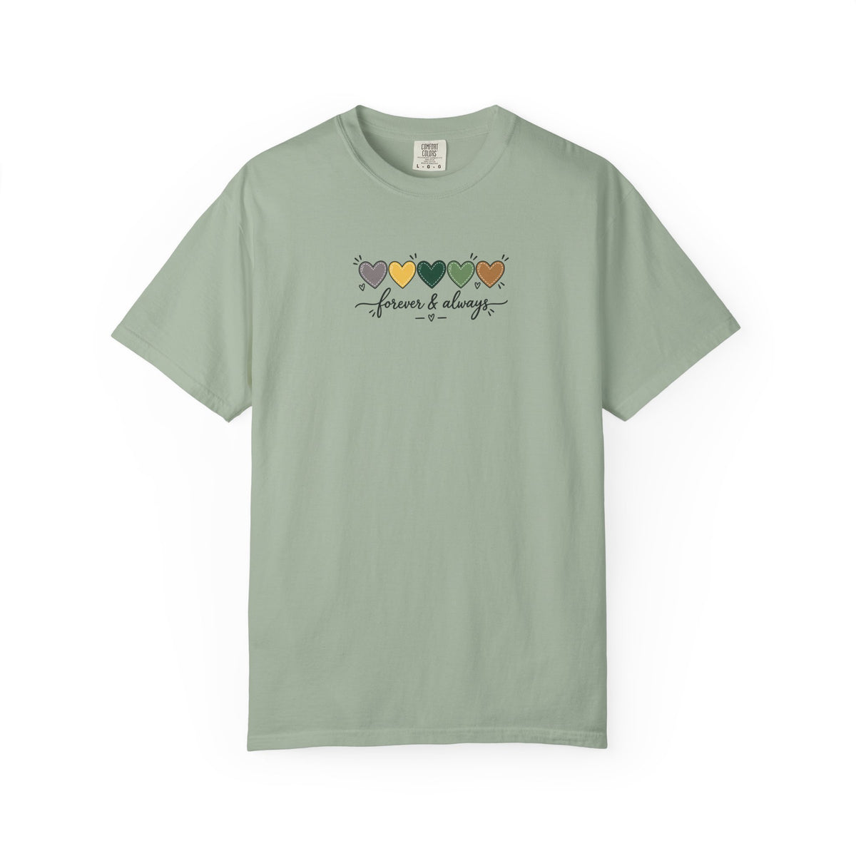 Forever & Always Women's Garment-Dyed T-Shirt | Relaxed Unisex Cotton Tee