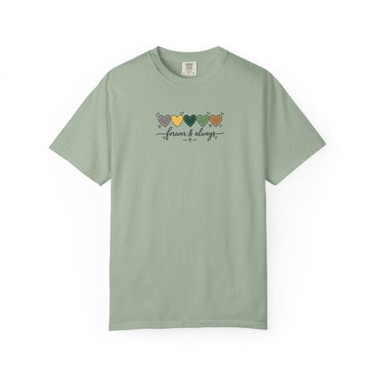 Forever & Always Women's Garment-Dyed T-Shirt | Relaxed Unisex Cotton Tee